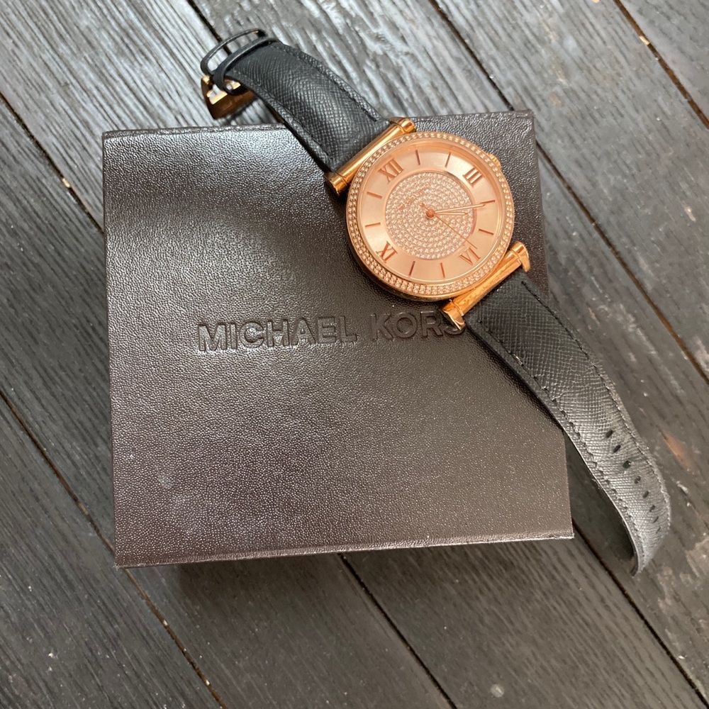 Rose Gold Micheal Kors Watch